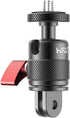 HSU 360 Degree Rotation Camera Tripod Mount Adapter, 1/4"- 20 Camera Mount, Tripod Adapter Compatible with GoPro/Sony/Sjcam/ Insta360 X4/X3/X2/X/R...