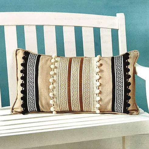 Trims by the Yard Alexander 1 3/4" Greek Key Woven Black/Gold | (10 yard cut) Trim, 30 Foot (Pack of 1)...