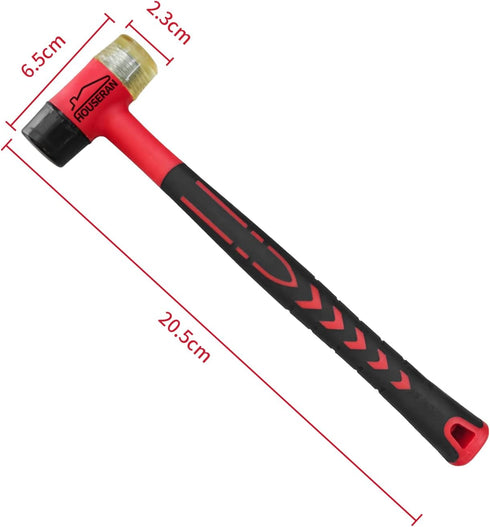 Rubber Mallet, Rubber Mallet Hammer, Double-Face Hammer, Small Rubber Mallet, Rubber Hammer for Vinyl Flooring, Tile, Crafts, Jewelry Making...