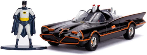 Jada 1966 Batmobile with Diecast Batman Figurine Batman (1966-1968) Classic TV Series DC Comics Hollywood Rides Series 1/32 Diecast Model Car...