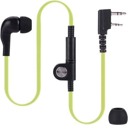 Walkie Talkie Earpiece with Mic, 2Pin 2.5mm&3.5mm Single Wire Headphone Universal Walkie Talkie Headset Suitable for K Head 2pin walkie Talkie Rad...