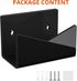 Richboom Acrylic Mail Holder, Envelope Holder for Desk Countertop Letter Holder for Home Office School (1 Section Black)...