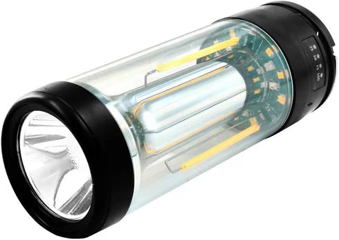 Multifunctional Camping Lamp, with Flashlight, Night Light, 360° Tent Lamp, High Lumens, for Hiking, Camping, Fishing, Cycling...