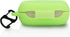 LEFXMOPHY Case Cover Compatible with Jabra Elite 7 Pro Green Silicone Protective Protector Skin Glow in Dark with Clip...
