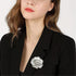 Elegant Pearl Camellia Flower Brooch For Women Lady Wedding Party Vintage Badges Lapel Pin Coat T-shirt Dress Clothing Accessories Jewelry Gift...