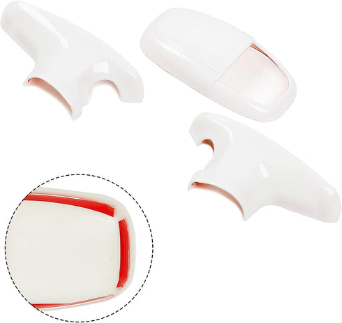 Voodonala for Challenger Charger ABS Gear Shift Shifter Knobs Cover Trim for 2015-2024+ Dodge Challenger Charger Interior Accessories 2018-2024+ D...