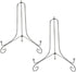 Artliving Metal Plate Stands for Display - 8-Inch Adjustable Easel Holders for Decorative Plates, Picture Frames and Cookbooks - Silver (2-Pack)...