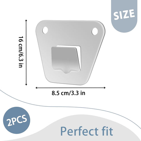 2-Set Wall Mounting Fan Bracket, Heavy Duty Wall Mounting Fan Bracket Holders for Oscillation Fans Solid Steel Fan Wall Mount Bracket with Fasteni...