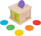 Adena Montessori Coin Box Yellow-Green Door Baby Toys for 6-12 Months 1 2 Years Old Toddlers Infant Toys...