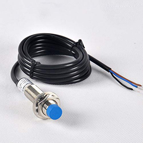 2pcs DC 5V NPN NO M12 4mm Sensor LJ12A3-4-Z/BX Inductive Proximity Sensor Switch for 3D Printer CNC Z Probe auto Bed Leveling...