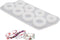 Szecl 8Pcs/Set Ring Silicone Molds for Epoxy Resin Assorted Sizes Ring Mold in US Size 5-12 Circle Jewelry Casting Mold for DIY Ring Making Round ...