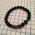 YangQian Cross Bracelet for Men Tiger Eye Catholic Rosary Bracelet for Men Boys Adjustable Natural Crystal Stone Bead Anti Anxiety Stretch Bracele...