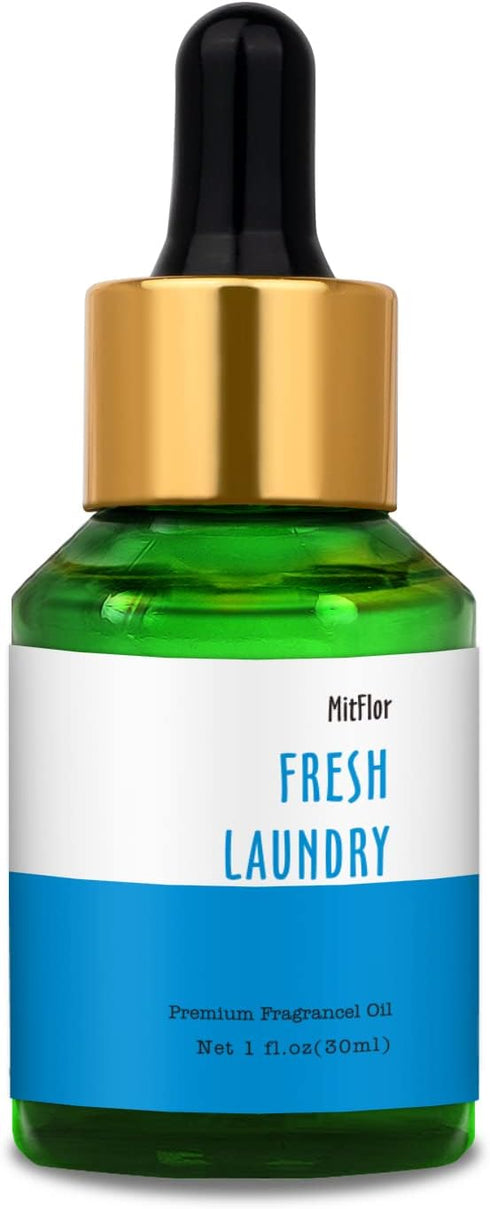 Fresh Laundry Fragrance Oil, MitFlor Single Scented Oil, Large Size Premium Grade Fragrance Oil for Soap & Candle Making, Aromatherapy Diffuser Oi...