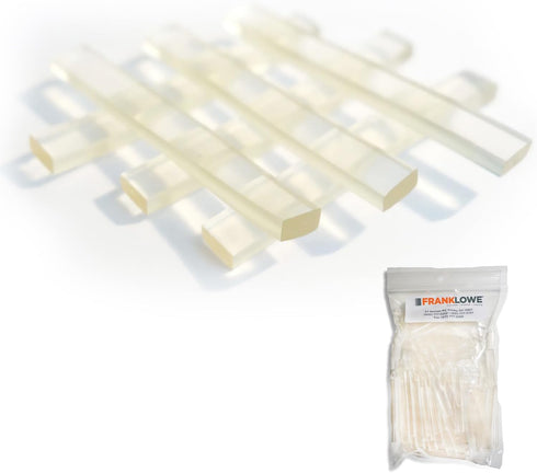 Franklowe Clear Plastic Setting Blocks for Glass and Mirrors – Pack of 100 PC (1/8" x 1/4" x 2")...