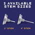 CONCORD 3" Stainless Steel Thermometer for Home Brewing (4" Stem)...