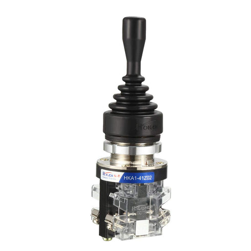 uxcell Joystick Switch Controllers 2 Position 2NO Momentary Type 150V/250V/600V 30mm Panel Mount HKA1-41Z02...