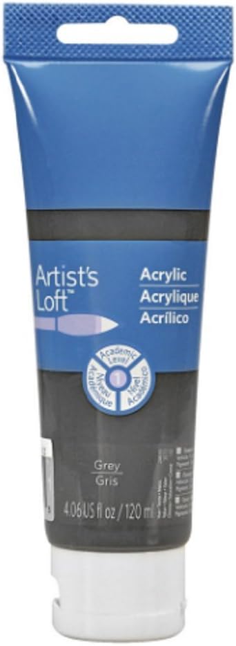Artist's Loft Acrylic Paint, 4 oz (Grey)...