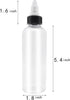 3 Pcs 6oz Dispensing Bottles, Plastic Squeeze Bottles with Twist Top Cap...