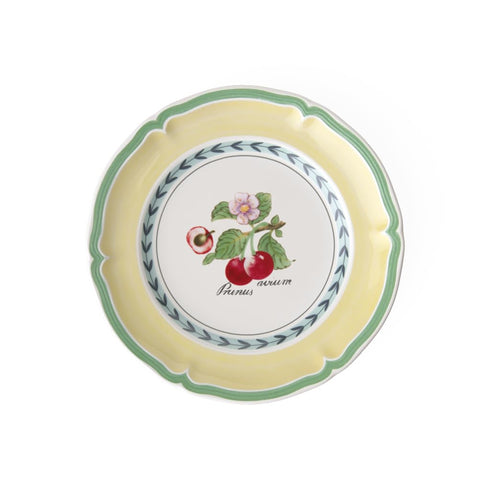 Villeroy & Boch French Garden Valence Bread & Butter Plate : Cherry, 6.5 in, Premium Porcelain, White/Multicolored...