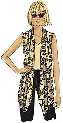 Butterick Patterns B6328 Misses' Open-Front Jackets, Size B5 (8-10-12-14-16)...