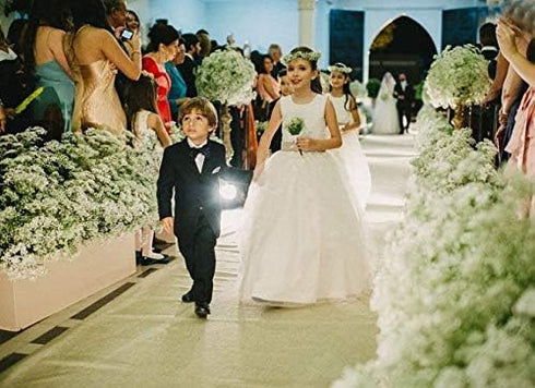 Bringsine Baby Breath Gypsophila Wedding Decoration Bride White Colour Pu Flowers 30 Pieces/lot...