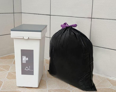 Drawstring garbage bag, office garbage bag, household garbage bag, thickened garbage bag...