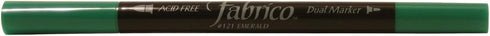Tsukineko PF-121 Dual-Ended Fabric Marker Color-Fast, Emerald...