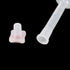 uxcell 2PCS 50ml Long Neck Clear Plastic Volumetric Measuring Flask Heatproof for Laboratory...
