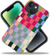 SEized Case Compatible with for iPhone 14,Colorful Checkerboard Phone Case for Girl Women Boy Men,Durable Protection Case for iPhone 14...