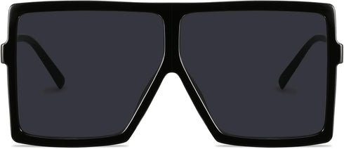 GRFISIA Square Oversized Sunglasses for Women Men Flat Top Fashion Shades...
