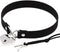 Openable Heart Lock Charm 0.66" Width Simulated Leather Cloth Choker...