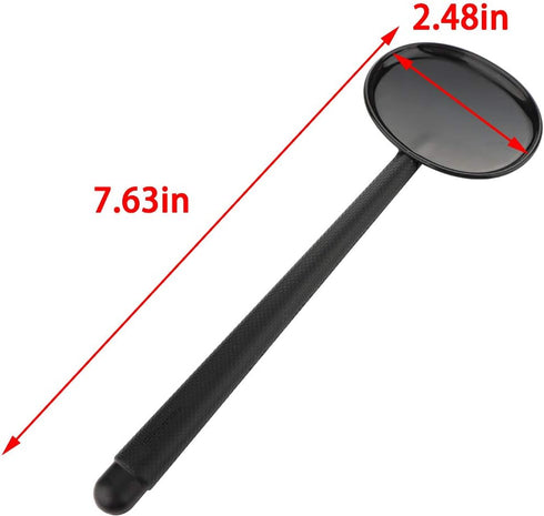 6 Pcs Black Handheld Eye Occluder, Plastic Vision Optics Optometry Instrument for Eye Chart Exam Vision Test...