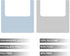 PandaEar 2 Pack High Chair Placemat, Silicone Non-Slip Placemats for IKEA Antilop Baby High Chair, Food Grade Mats Toddler Placemats -Blue/Grey...