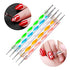 5PCS Dotting Pens with 3 PCS Nail Painting Brushes, Double Ended Brush and Dotting Tool Kit, Nail Art Design Tools...