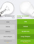 Dusk to Dawn Light Bulbs, 100W Equivalent Outdoor Light Bulbs, 5000K Daylight White, A19 E26 Light Sensor LED Bulb Automatic On Off Photocell for ...