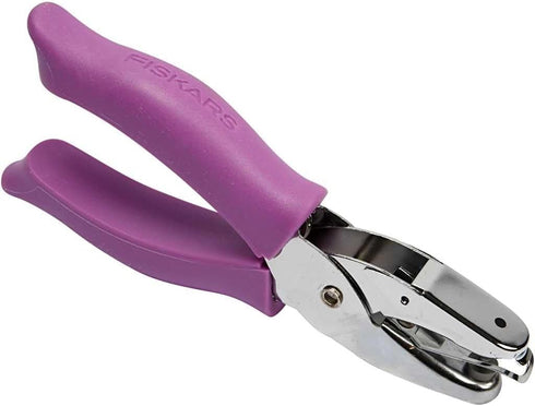 Fiskars 23517097J Circle Hand Punch, 1/8 Inch, Purple , Pink...