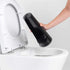 Brabantia ReNewToilet Brush & Holder Set (Matt Black) Free-Standing, Non-Slip/Scratch Base, Hygenic Discreet Toilet Bowl Cleaner...