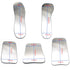 5Pcs Intraoral Mirrors Thicker Coated Two-sided Reflector Photographic Oral Mirror Titanium Plated Glass Intraoral Mirror...
