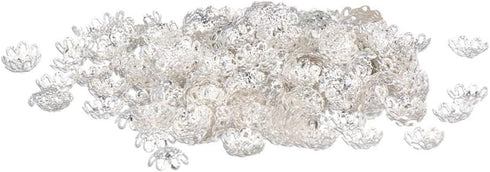 800Pcs Flower Filigree Bead Caps Spacer Beads Metal Flower Hollow Caps for DIY Jewelry Making Crafts Supplies...