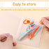 Knitting Tool Kit Knitting and Crochet Accessories large Eye Blunt Needles Plastic Needles with Tape Measure Stitch Markers Storage Box for DIY Ha...