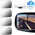 BBTO Blind Spot Car Mirror 4 Pack 360 Degree Glass Traffic Safety Rearview Mirror Rectangle Convex Spot Frameless Adjustable Self Adhesive Angle f...