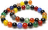 Natural Stone Beads Colorful Agate Round Loose Beads for DIY Necklace Bracelat Jewelry Making (10mm)...