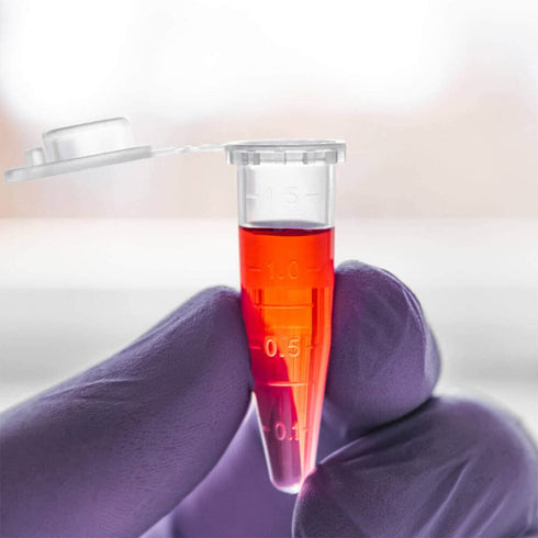 1.5ml Microcentrifuge Tubes 500pcs, EO Sterilized Plastic Small Vials with Caps for Sample Storage without Leakage(500)...