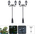 Yardwe Toys Toys 2pcs Miniature Street Light Model Pathway Lantern Post 1:87 Road Light Micro Landscape Ornament for Sand Table Miniature Scenes R...