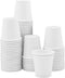 GUSTO [3 oz. - 100 Count White Small Paper Cups, Disposable Mini Bathroom Mouthwash Cups - Eco-Friendly and Versatile (Formerly Comfy Package)...