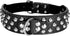 2" Width Leather Dog Collar, Spiked Studded Dog Collar Heavy Duty Dog Collar Adjustable for Medium Large Dogs (XL, Black1)...