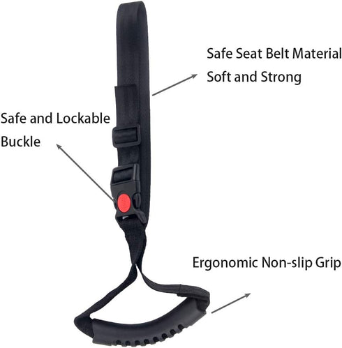 Portable Car Handle Heavy Duty Automotive Handle Assistance Mobility Aid Auto Assist Grab Bar Vehicle Seat Transfer Handles Handicapped Accessorie...