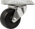Titan 2 1/2" Heavy-Duty Solid Rubber Swivel Plate Caster Wheel, 175-lb. Capacity, Black...