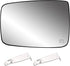 Driver Side Heated Mirror Glass Compatible with 2009-2018 Dodge Ram Pick-Up 1500 2500 - Replace 68079363AA 68050299AA - Side View Exterior Convex ...