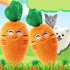 1Pc Orange Soft Dog Toys Cute Carrot Plush Chew Squeaker Sound Pet Puppy Supplies Durable Plush Dog and Cat Toys with Multi-Squeaks ?Dog Squeak To...
